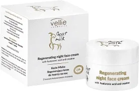 Vellie Cremă regenerantă de noapte cu extract din lapte de capră, 50 ml
