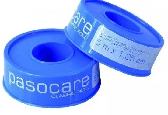 Bandaj Pasocare, rolă de țesătură, 5m x 1.25cm, rolă clasică, 1 buc - Uzură îndelungată! — preț și oferte