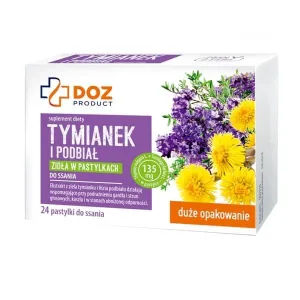 Cimbru și coltsfoot Gain Health 24 de pastile