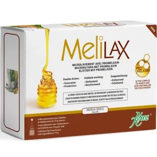 Aboca Melilax Adulți, 6 x 10 g micro-eneme — preț și oferte