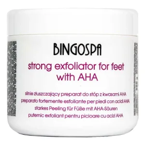 BingoSpa Preparat puternic exfoliant pentru picioare cu acizi AHA, 600g