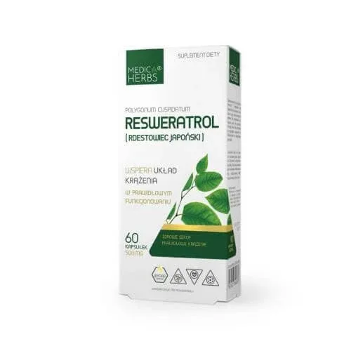 Medica Herbs Resveratrol (coada nodului japonez), 60 capsule — preț și oferte