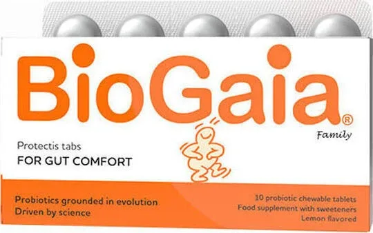 BioGaia ProTectis Family Probiotice pentru Adulți și Copii 10 tablete masticabile Lămâie — preț și oferte