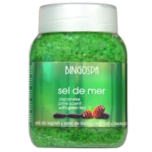 Bingospa Sel de mer, sare de baie, ceai verde și pin japonez, 1.35 kg