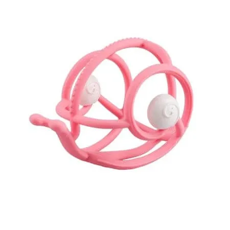 Inel Gingival din silicon, Pink, Melc, 3 luni+, Mombella — preț și oferte
