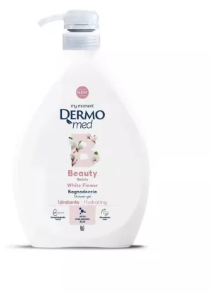 DERMOMED White Flower Gel de duș 1000 ml cu pompă