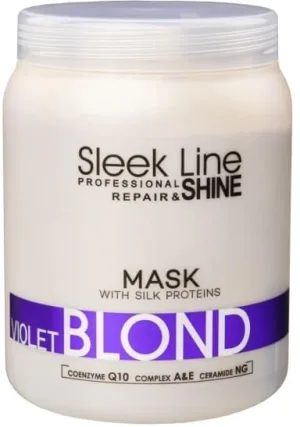 Mască de păr STAPIZ Sleek Line Blonde Violet 1000 ml