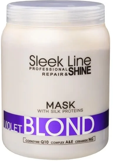 Mască de păr STAPIZ Sleek Line Blonde Violet 1000 ml — preț și oferte