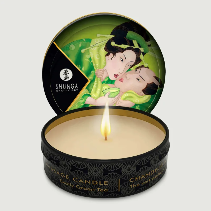 Lumânare de masaj Exotic Green Tea - 30 ml — preț și oferte