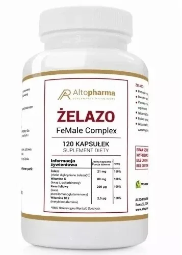 Altopharma Fer Chelate Complex 120 capsule — preț și oferte