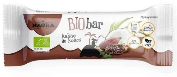 Baton de cacao și nucă de cocos Bio 35 g — preț și oferte