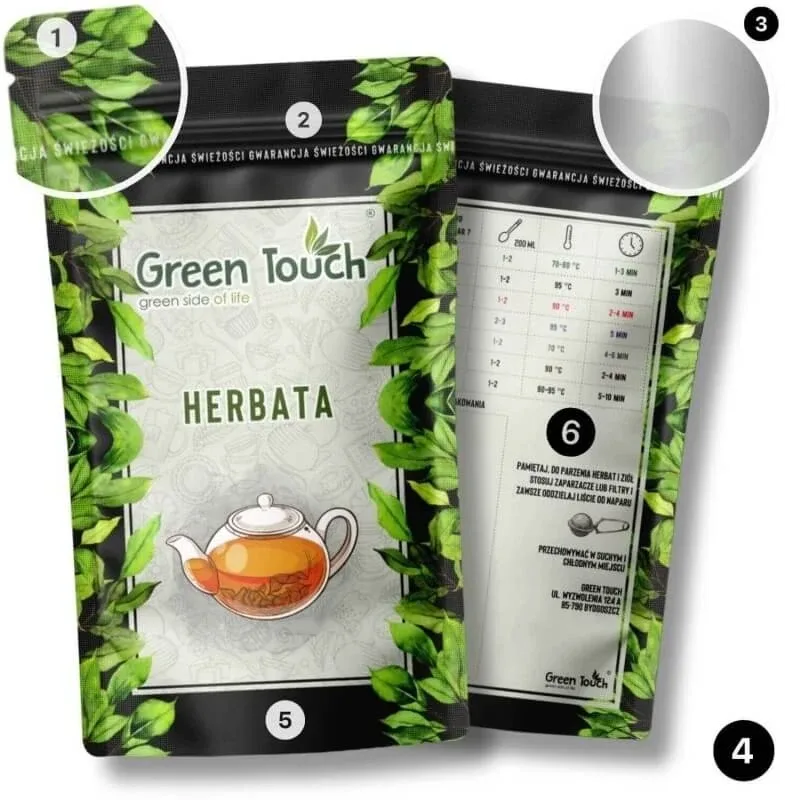 Green Touch Black leaf tea Plăcintă cu mere 50 g — preț și oferte