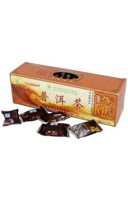 Pu-Erh ceai roșu presat cuburi 125g MERIDIAN — preț și oferte