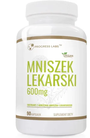 Progress Labs Extract de păpădie 600 mg 90 capsule