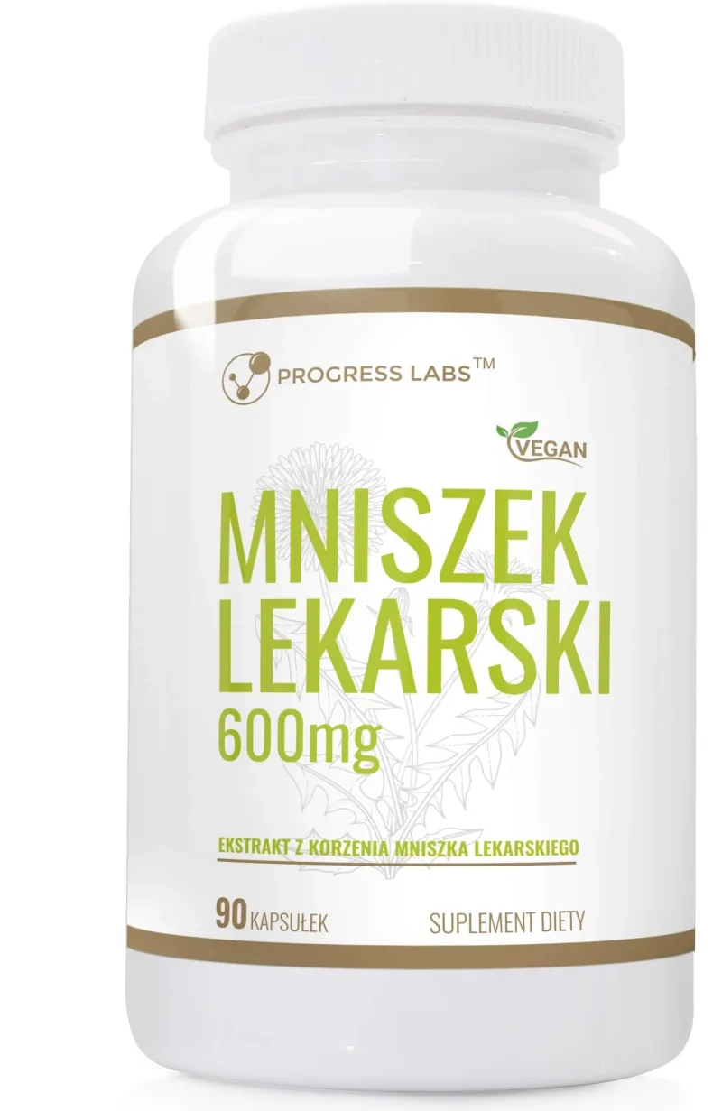 Progress Labs Extract de păpădie 600 mg 90 capsule — preț și oferte