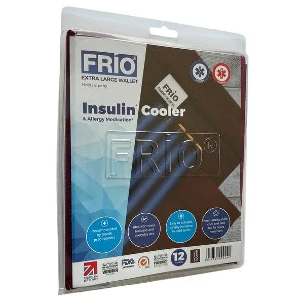 Frio Extra Large, carcasă termică pentru depozitarea insulinei, burgundy, 1 buc. — preț și oferte