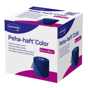 Peha-haft Color, bandaj de susținere, coeziv, albastru, 8 cm x 20 m , 1 buc.
