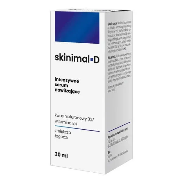 Skinimal D, ser hidratant intensiv, 30 ml — preț și oferte