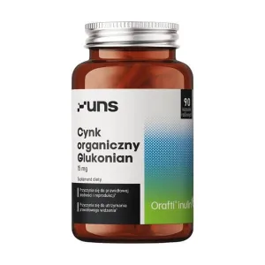 Uns Organic Zinc Gluconat, capsule, 90 buc.