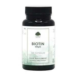 G&amp;G, Biotin 500 mcg, capsule, 120 buc.