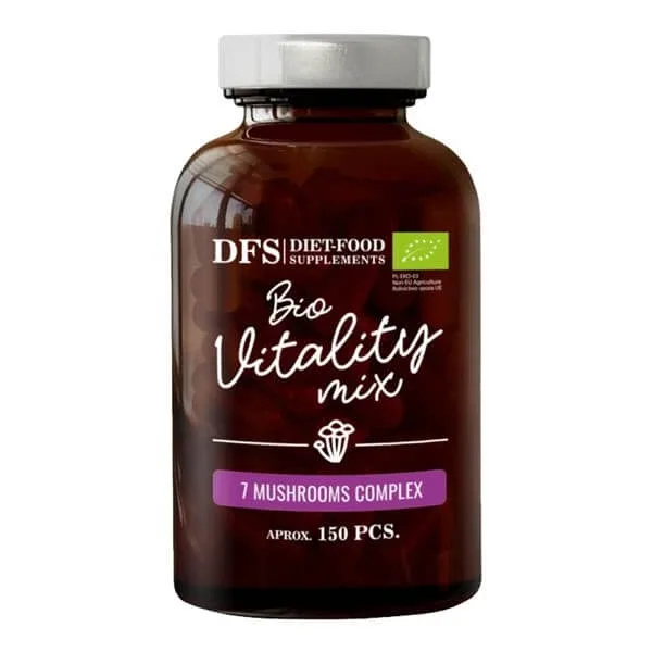 Diet-Food Bio Vitality - 7 vitalitate complex de ciuperci, capsule, 150 buc. — preț și oferte