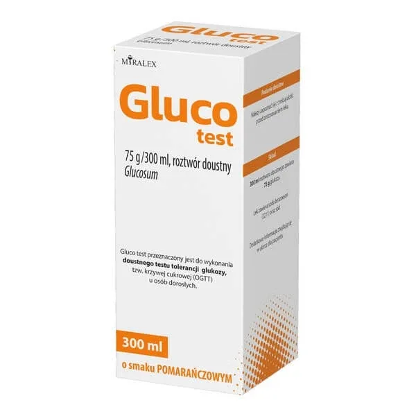 Gluco test, 75 g, soluție orală, 300 ml — preț și oferte