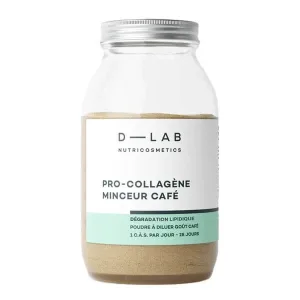 D-LAB Pro Collagene Minceur Cafe, pulbere, aromă de cafea, 168 g