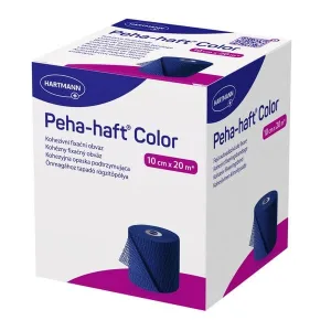 Peha-haft Color, bandaj de susținere, coeziv, albastru, 10 cm x 20 m, 1 buc.