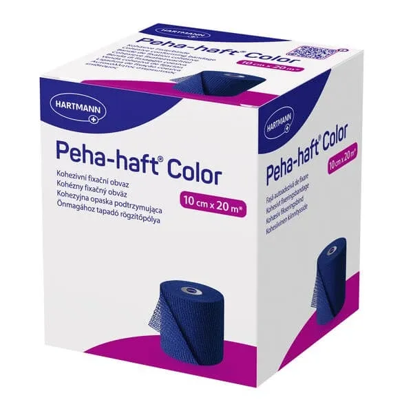 Peha-haft Color, bandaj de susținere, coeziv, albastru, 10 cm x 20 m, 1 buc. — preț și oferte