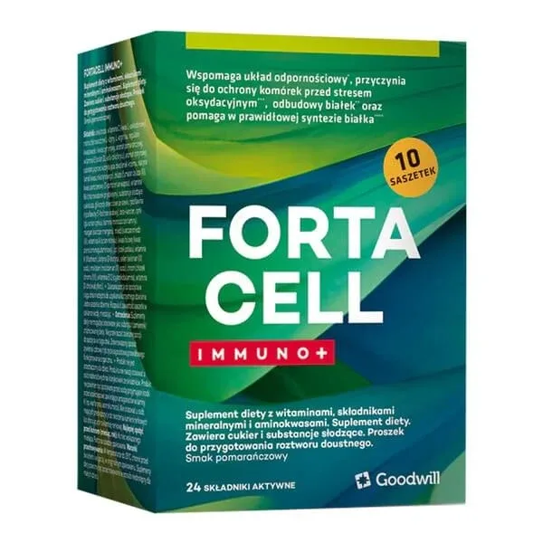 Fortacell Immuno+, pliculețe cu pulbere, 10 buc. — preț și oferte