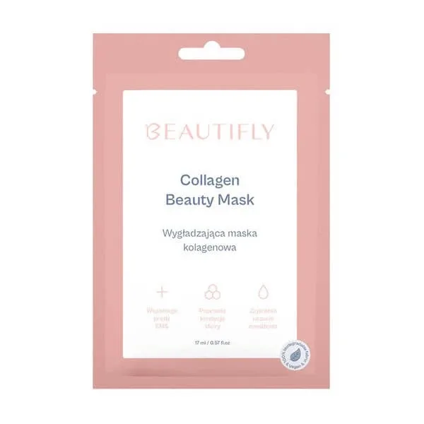 Beautifly Collagen Beauty Mask, mască de netezire cu colagen, 1 buc. — preț și oferte