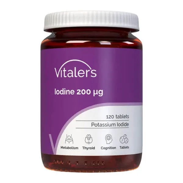 Vitalers Iod 200 mcg, comprimate, 120 buc. — preț și oferte
