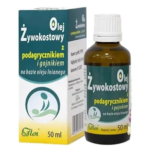 Flos, ulei de rozmarin cu gută și Gentian, 50 ml