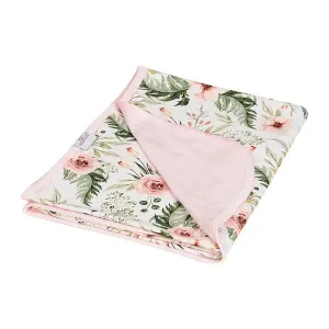 Babymatex, pătură din bambus cu două fețe 75x100 cm, roz-rose, 1 buc.