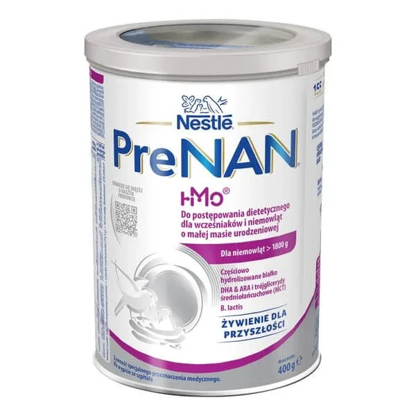 PreNAN, alimente pentru scopuri medicale speciale pentru gestionarea dietetică a sugarilor prematuri și a copiilor mici, pulbere, 400 g — preț și oferte