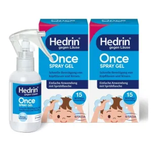 Hedrin Once Spray lichid 2X60 ml