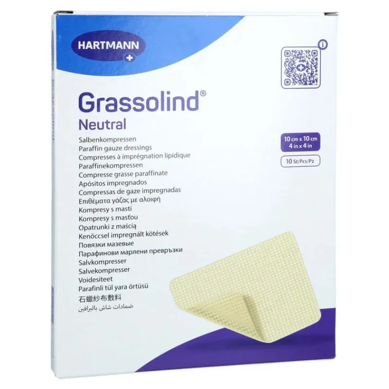 Grassolind Comprese de unguent 10x10 Cm Sterile 10 buc. — preț și oferte