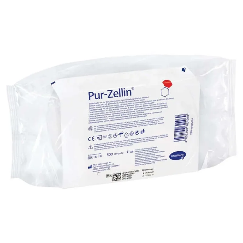 Pur-zellin 4x5 cm, cu conținut redus de germeni, rolă de 500 de bucăți — preț și oferte