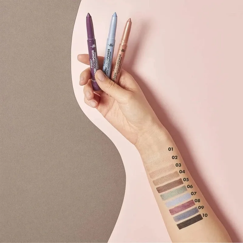Deborah 24 ore eyeshadow color power - fard de pleoape sub formă de stick nr. 10 negru mat — preț și oferte