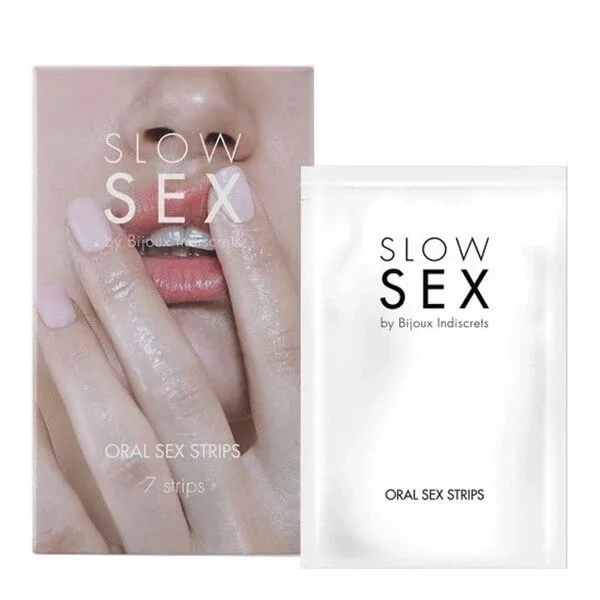 Bijoux Indiscrets Oral Sex Strips, folii pentru sex oral, 7 buc. — preț și oferte