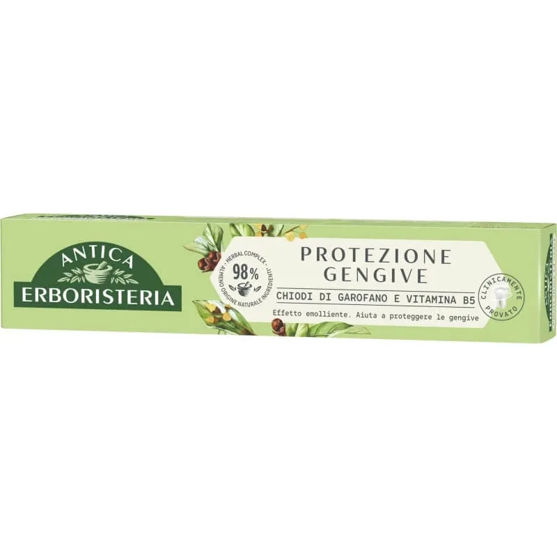 Antica erboristeria Cu cuișoare și vitamina B5 – pastă de dinți pentru protecția gingiilor, 75 ml — preț și oferte