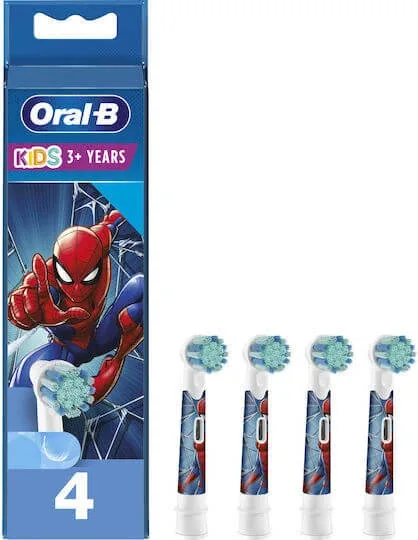ORAL B Kids Spiderman capete de înlocuire pentru periuțe de dinți electrice 4 bucăți — preț și oferte