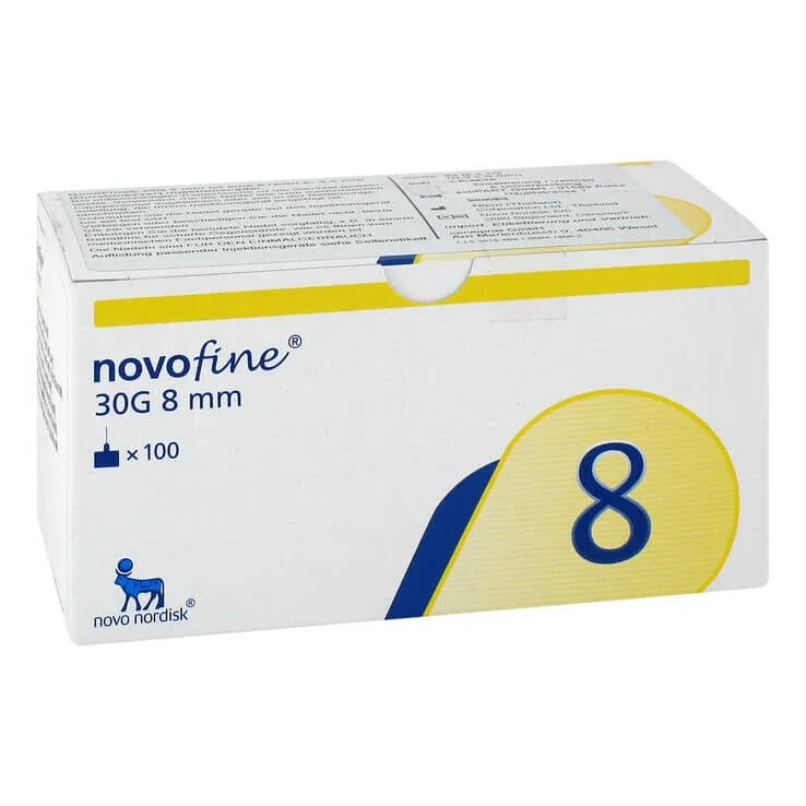Novofine Import, canulă de 0,30 x 8 mm, 30 G, 100 bucăți — preț și oferte