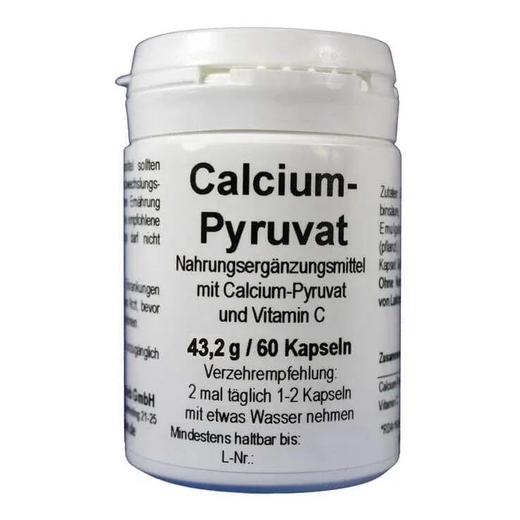 Capsule cu piruvat de calciu, 60 de capsule — preț și oferte