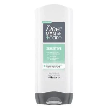 Gel de dus Men+Care Sensitive, 400 ml, Dove Men — preț și oferte