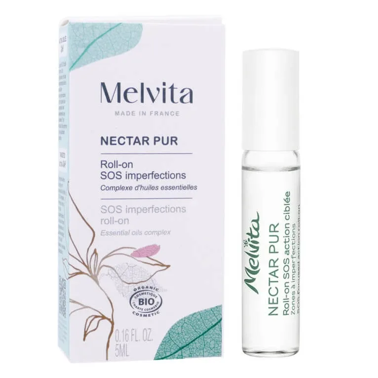MELVITA BIO NECTAR PUR ROLL-ON SOS IMPERFECȚIUNI 5 ml — preț și oferte
