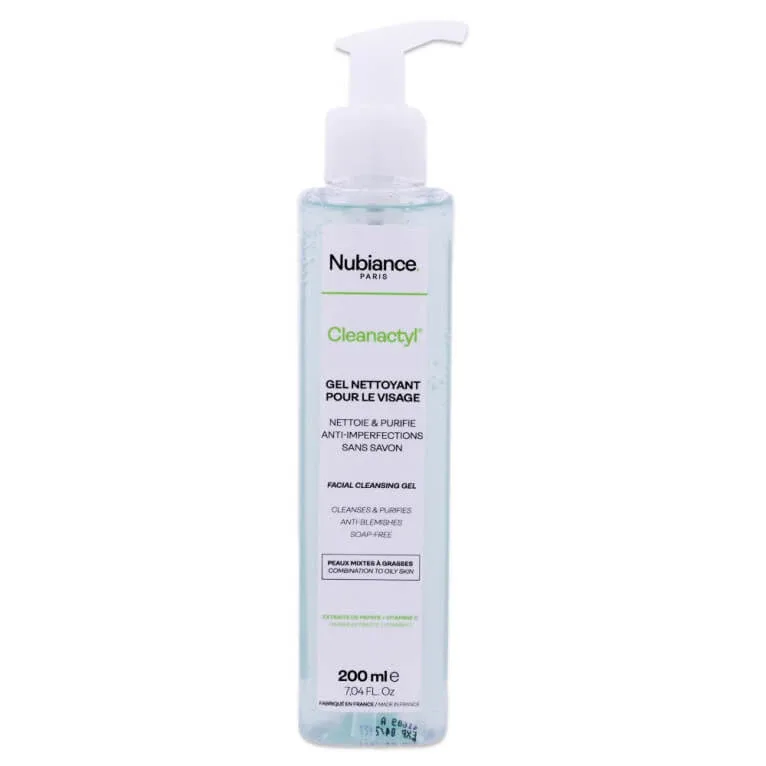 NUBIANCE CLEANACTYL GEL DE CURĂȚARE PENTRU FAȚĂ 200 ML — preț și oferte