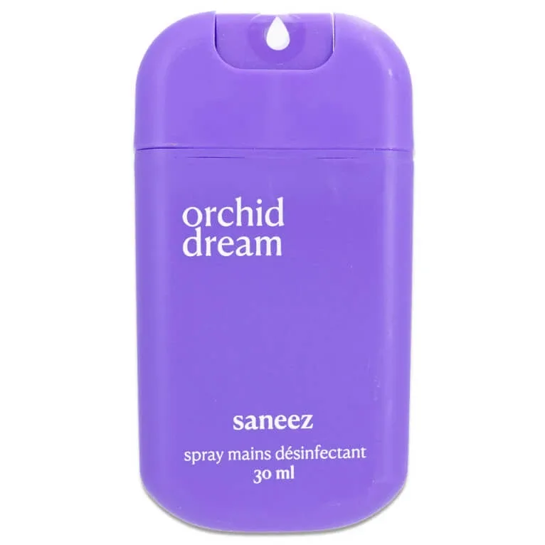 SANEEZ ORCHID DREAM SPRAY DEZINFECTANT PENTRU MÂINI 30 ML — preț și oferte