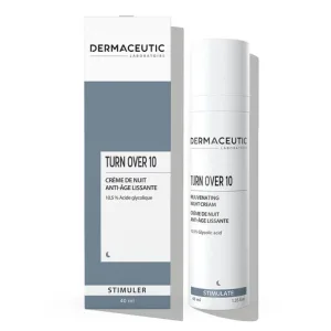 DERMACEUTIC TURN OVER 10 CREMĂ DE NOAPTE ANTI-ÎMBĂTRÂNIRE 40 ML