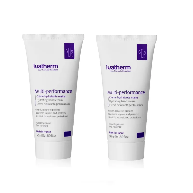 Oferta Pachet Crema hidratanta pentru maini Multi-Performance, 2x50 ml, Ivatherm — preț și oferte